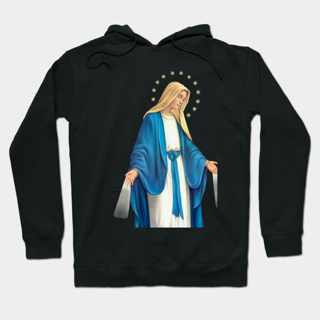 Our Lady, Mary Hoodie by SouthPrints